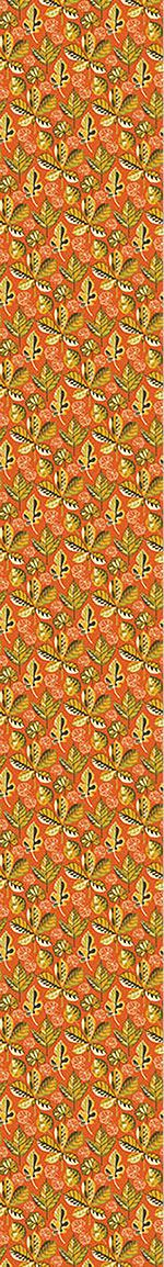 patterned-wallpaper-golden-leaves-sunset
