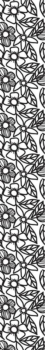 patterned-wallpaper-flower-doodles-black-and-white