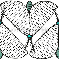 patterned-wallpaper-moths-at-daytime