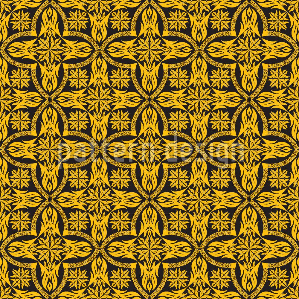 patterned-wallpaper-ethno-crosses