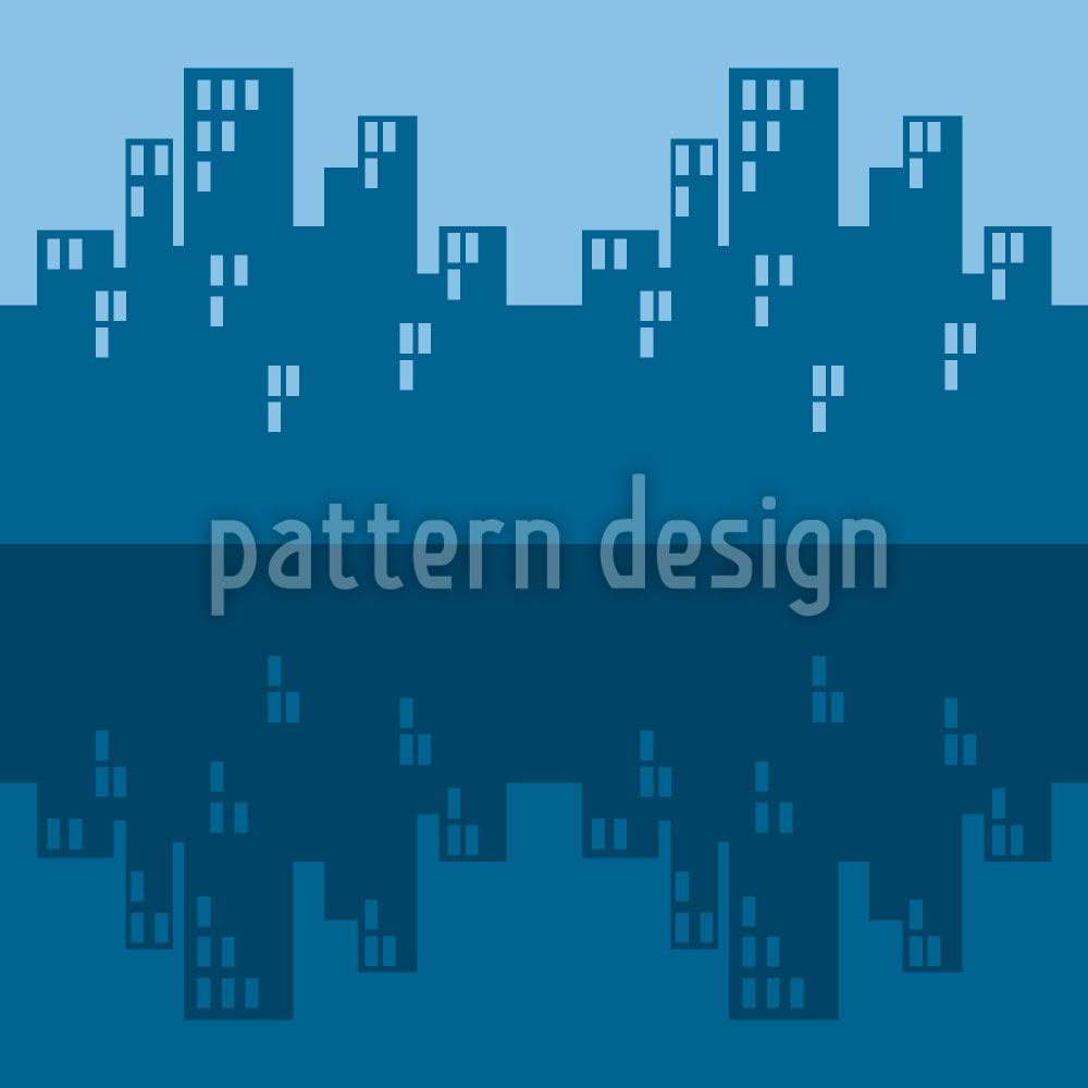 patterned-wallpaper-the-skyline-blues