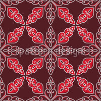 patterned-wallpaper-moroccan-red