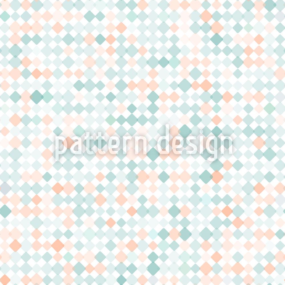 patterned-wallpaper-delicate-diamond-mosaic