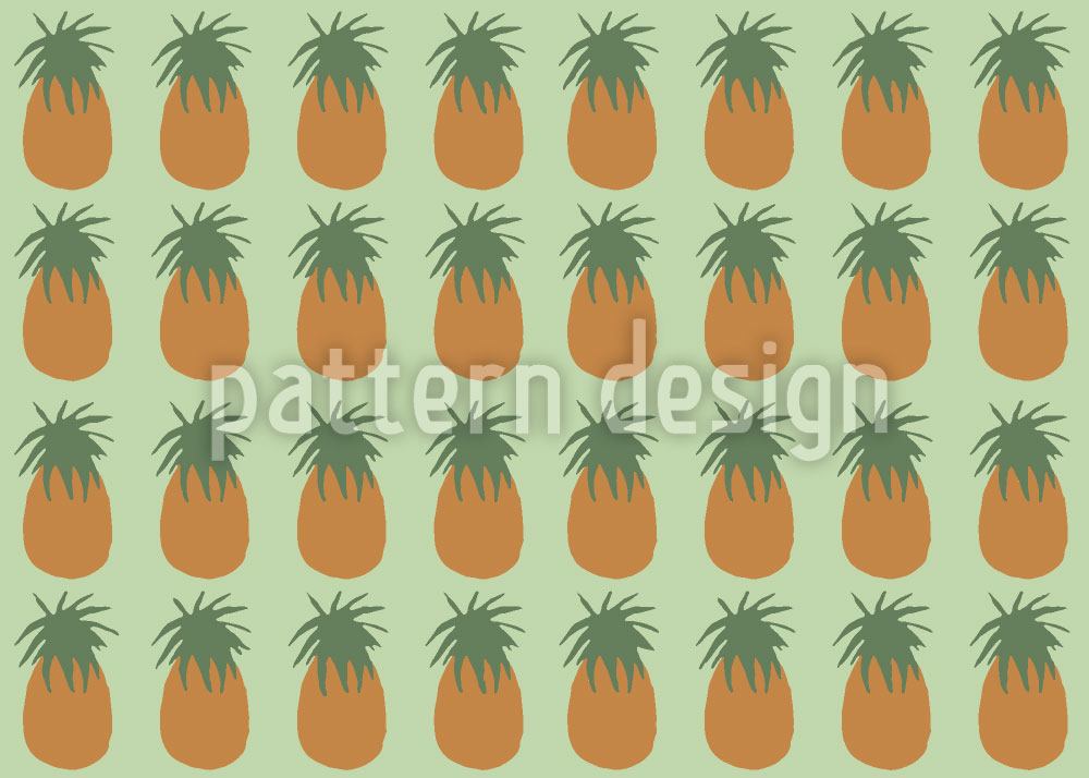 patterned-wallpaper-pineapples