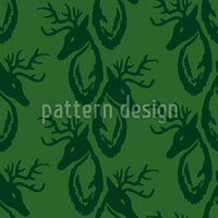 patterned-wallpaper-green-stag