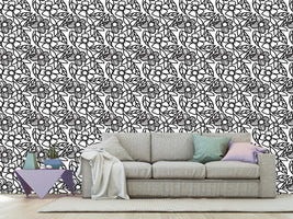 patterned-wallpaper-flower-doodles-black-and-white