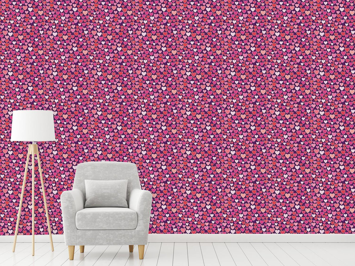 patterned-wallpaper-love-is-everywhere