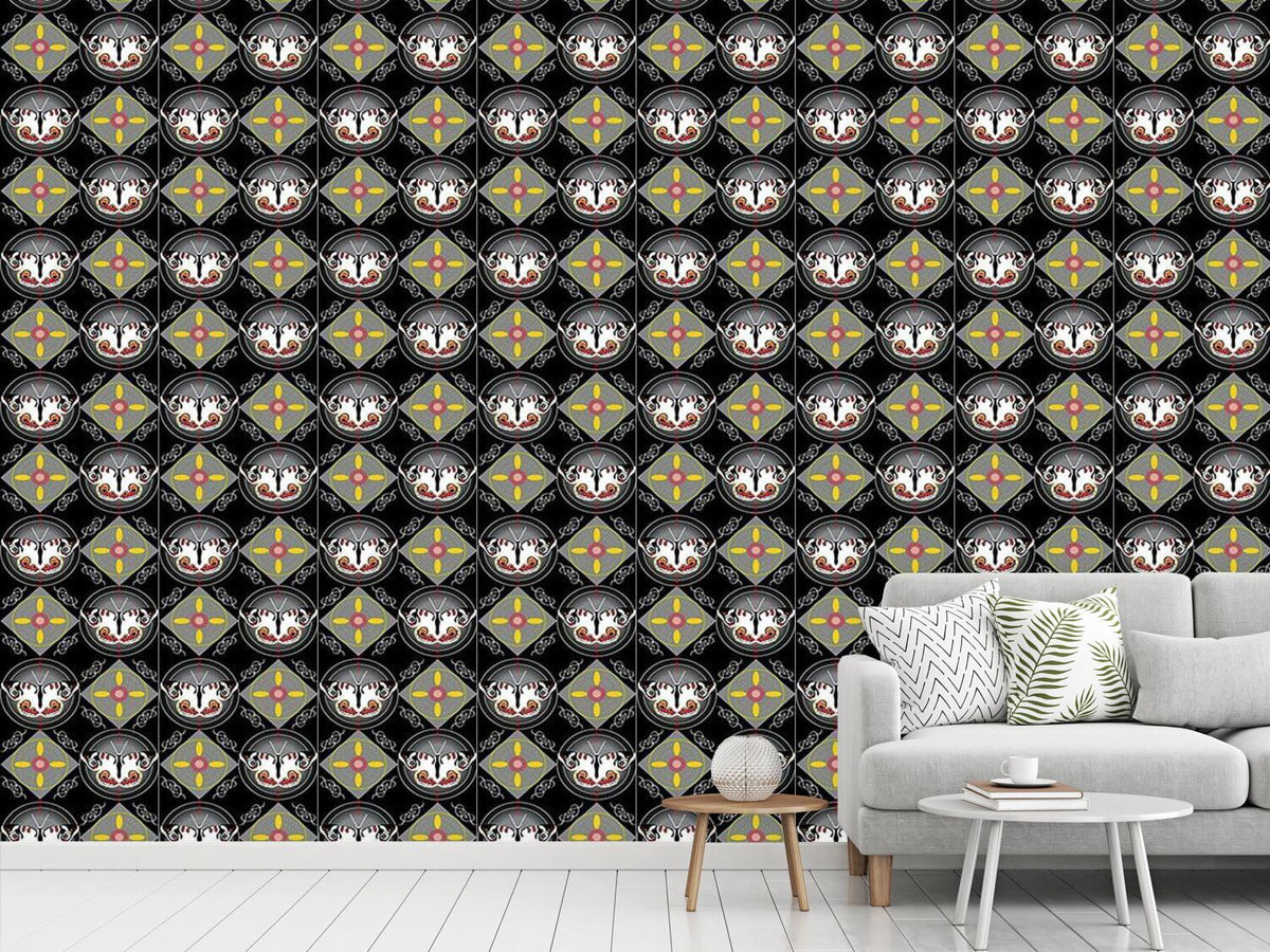patterned-wallpaper-peacock-butterfly