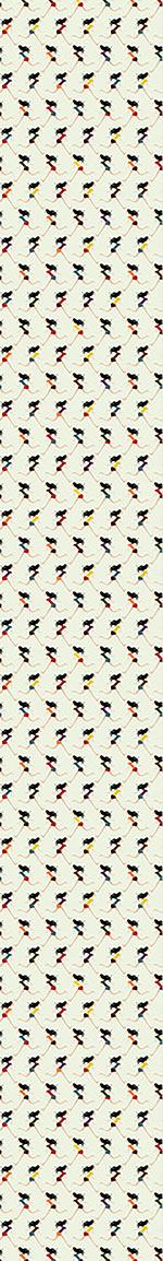 patterned-wallpaper-girl-run