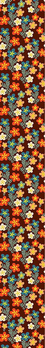 patterned-wallpaper-retro-flower-bouquets