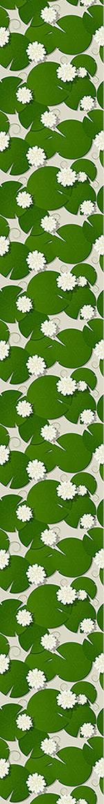 patterned-wallpaper-water-lilies