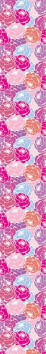 patterned-wallpaper-rose-bouquets