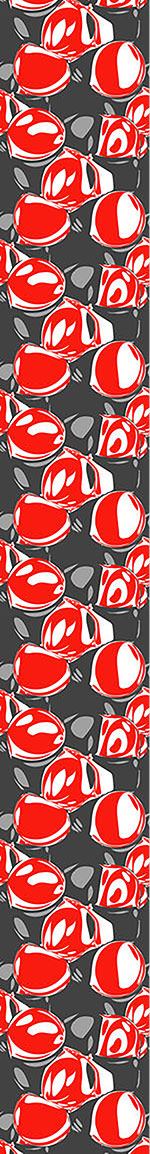 patterned-wallpaper-cocktail-cherries-on-grey