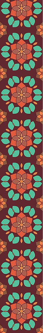 patterned-wallpaper-lotus-flower-retro