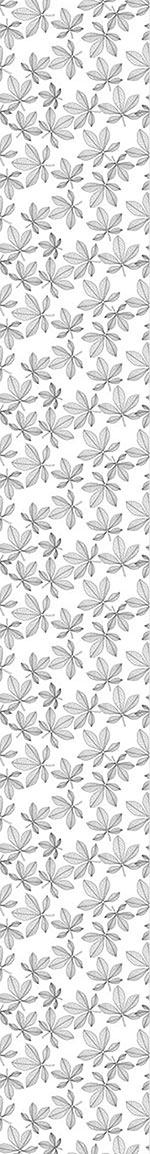 patterned-wallpaper-chestnut-leaves-black-and-white