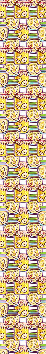 patterned-wallpaper-stewed-fruits-in-the-glass