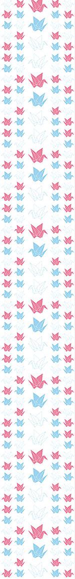 patterned-wallpaper-origami-cranes