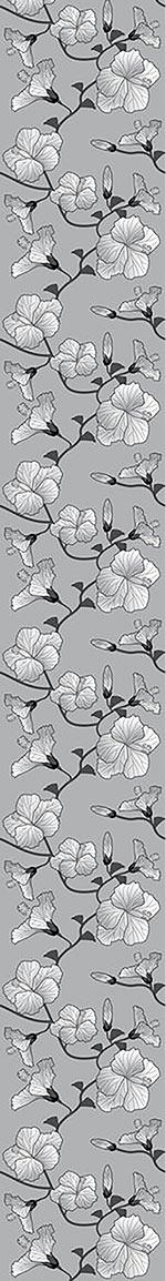 patterned-wallpaper-hibiscus-monochrome