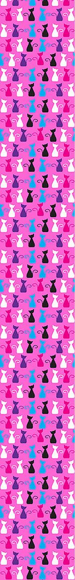 patterned-wallpaper-the-visit-of-the-little-kittens