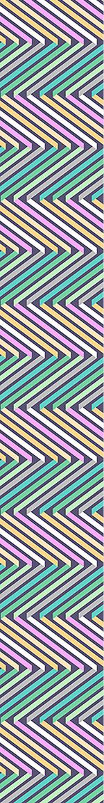 patterned-wallpaper-ribbons-in-zig-zag