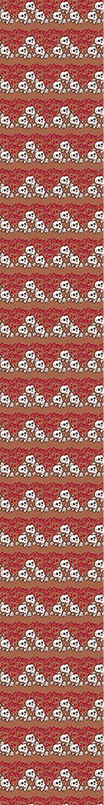 patterned-wallpaper-skully-brown