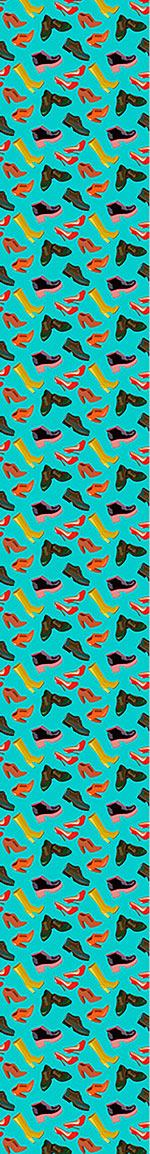 patterned-wallpaper-types-of-shoes