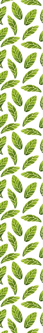 patterned-wallpaper-watercolor-leaves