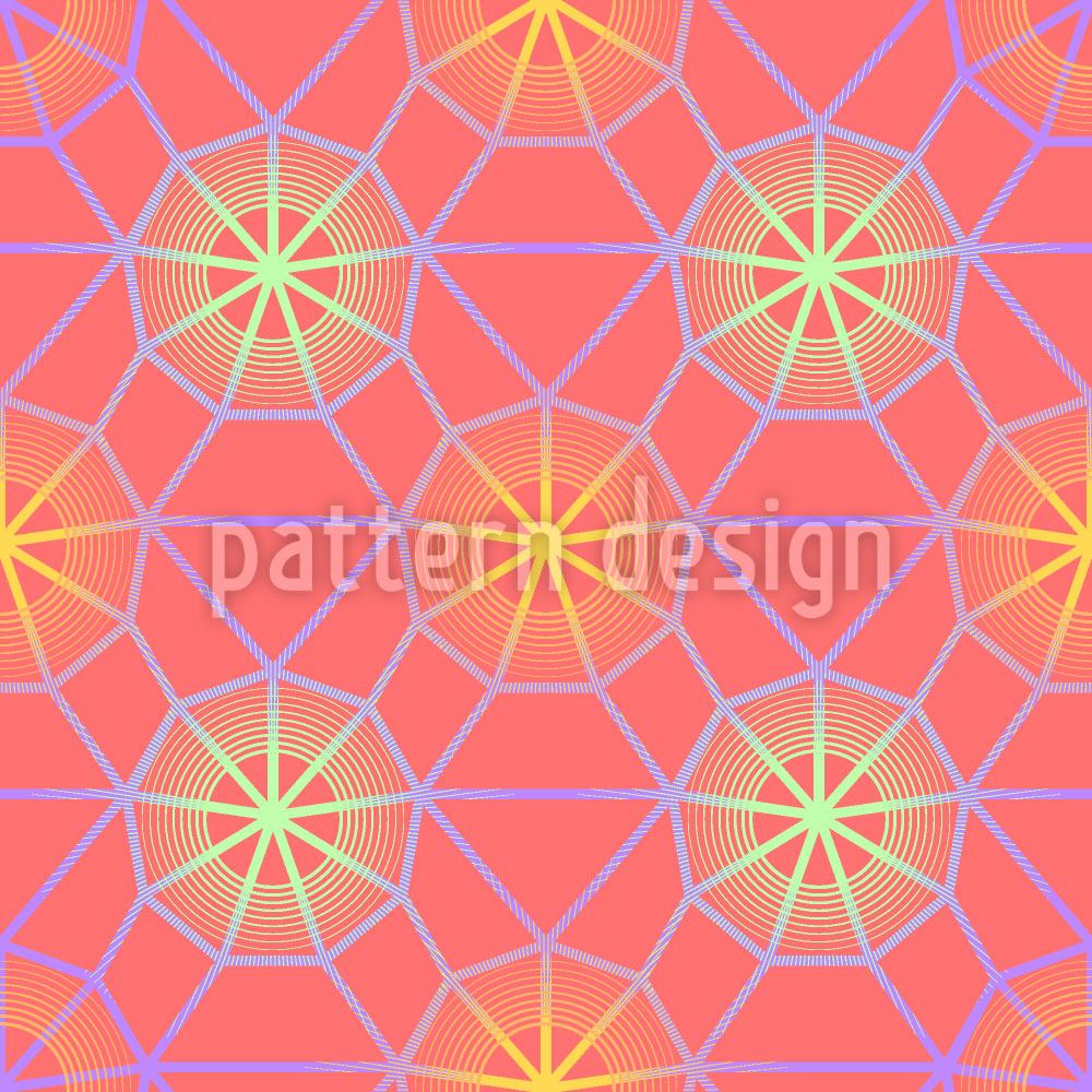 patterned-wallpaper-soft-web-glowing