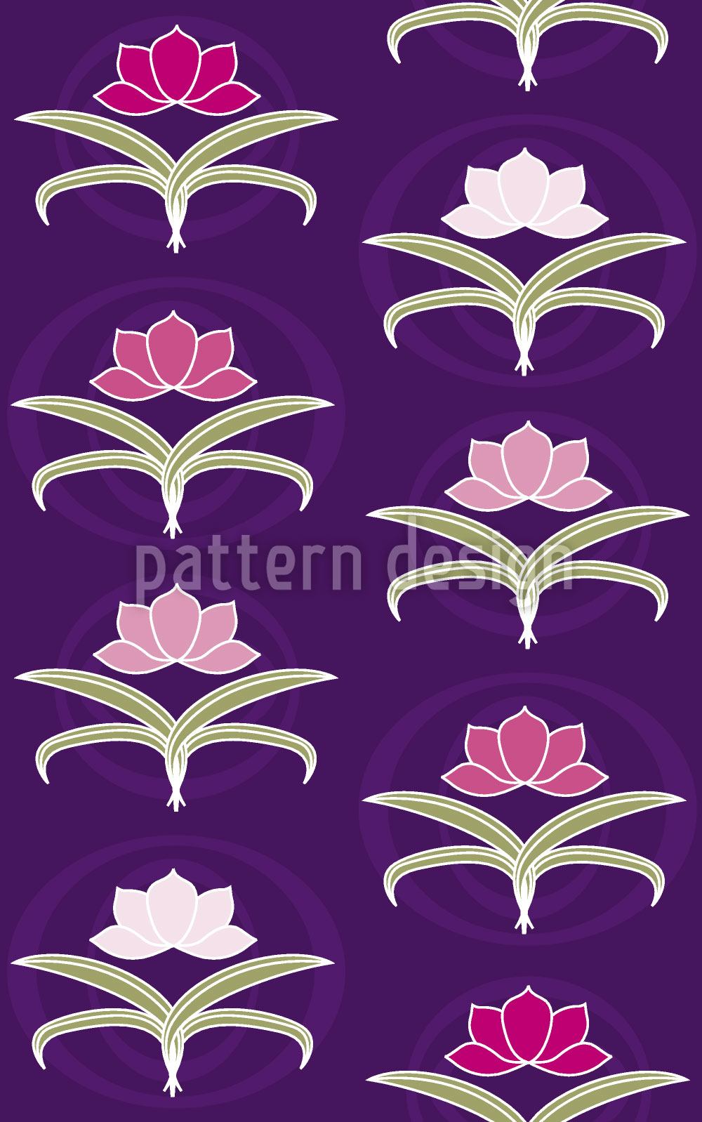 patterned-wallpaper-tender-lilies