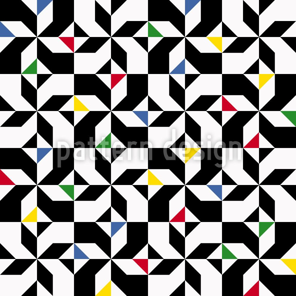 patterned-wallpaper-mondrian-flowers