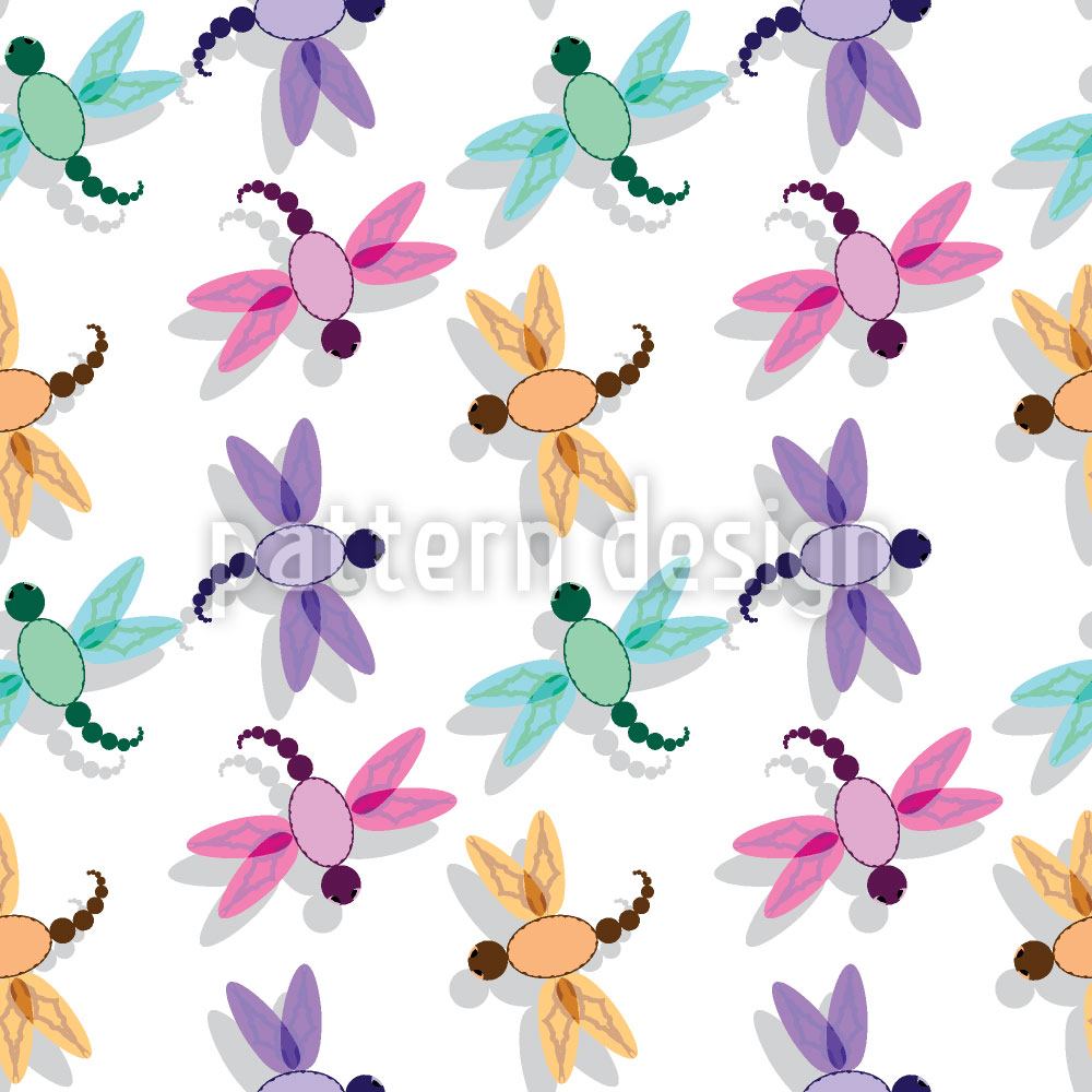 patterned-wallpaper-flight-of-the-dragonfly