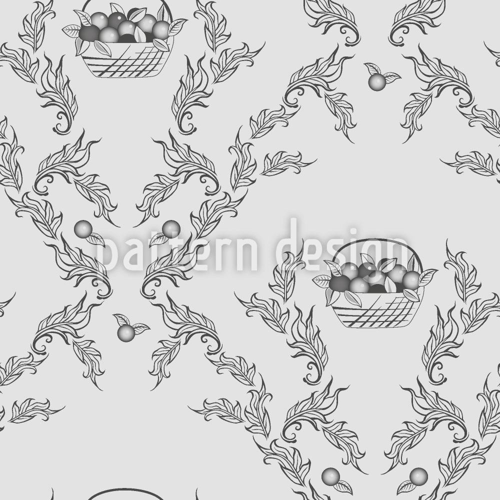 patterned-wallpaper-emmas-cherries-grey