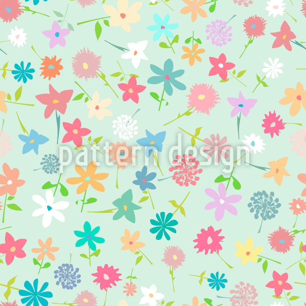 patterned-wallpaper-field-of-flowers