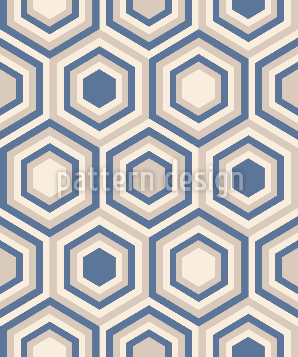 patterned-wallpaper-soft-hexagon