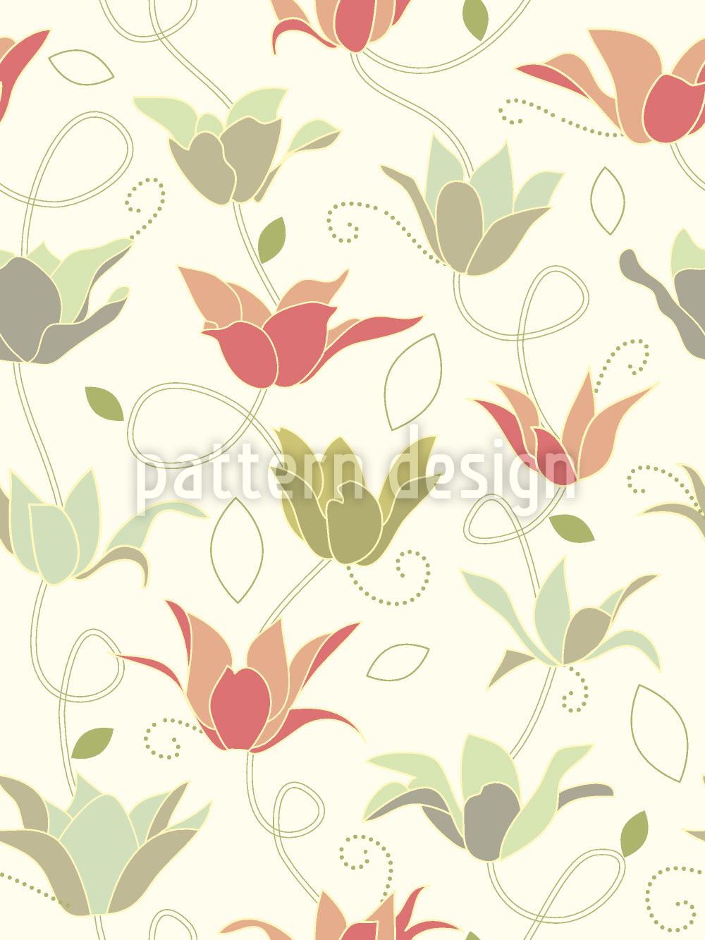 patterned-wallpaper-magic-garden-ii