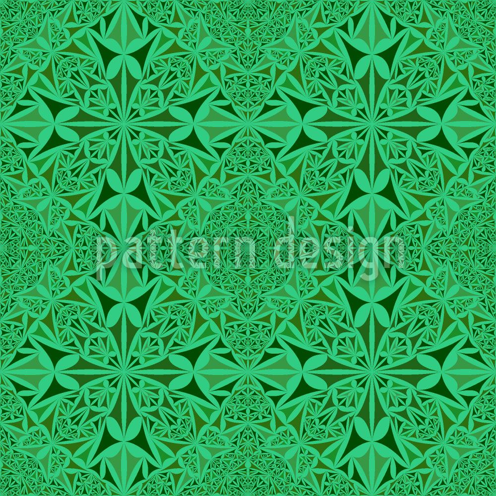 patterned-wallpaper-emerald-kaleidoscope