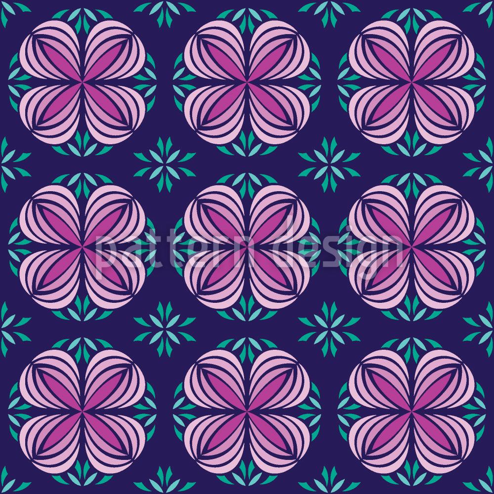 patterned-wallpaper-geofloral