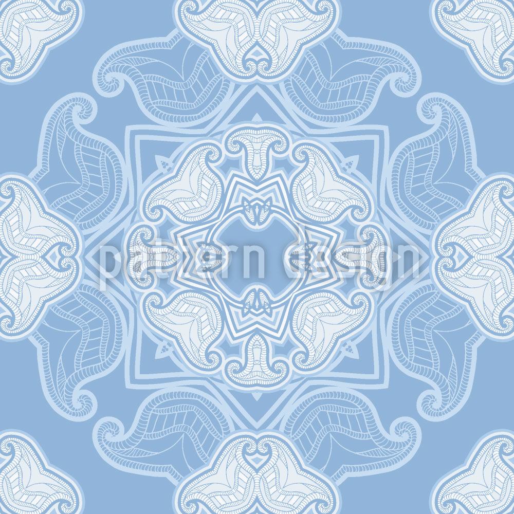 patterned-wallpaper-bluebell-kaleidoscope