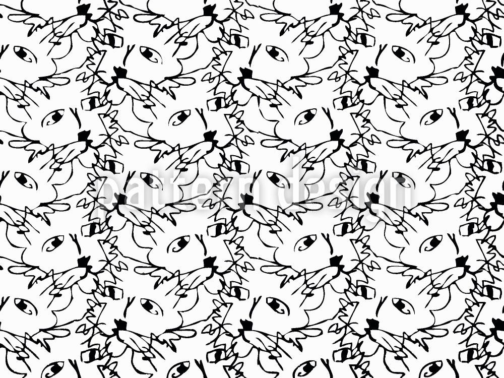 patterned-wallpaper-frisky-cats