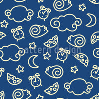 patterned-wallpaper-good-night-little-mouse