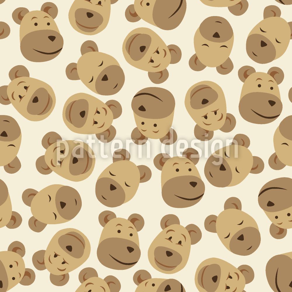 patterned-wallpaper-mister-bear-beige