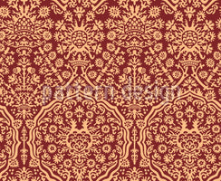 patterned-wallpaper-jacquard-renaissance-chocolat