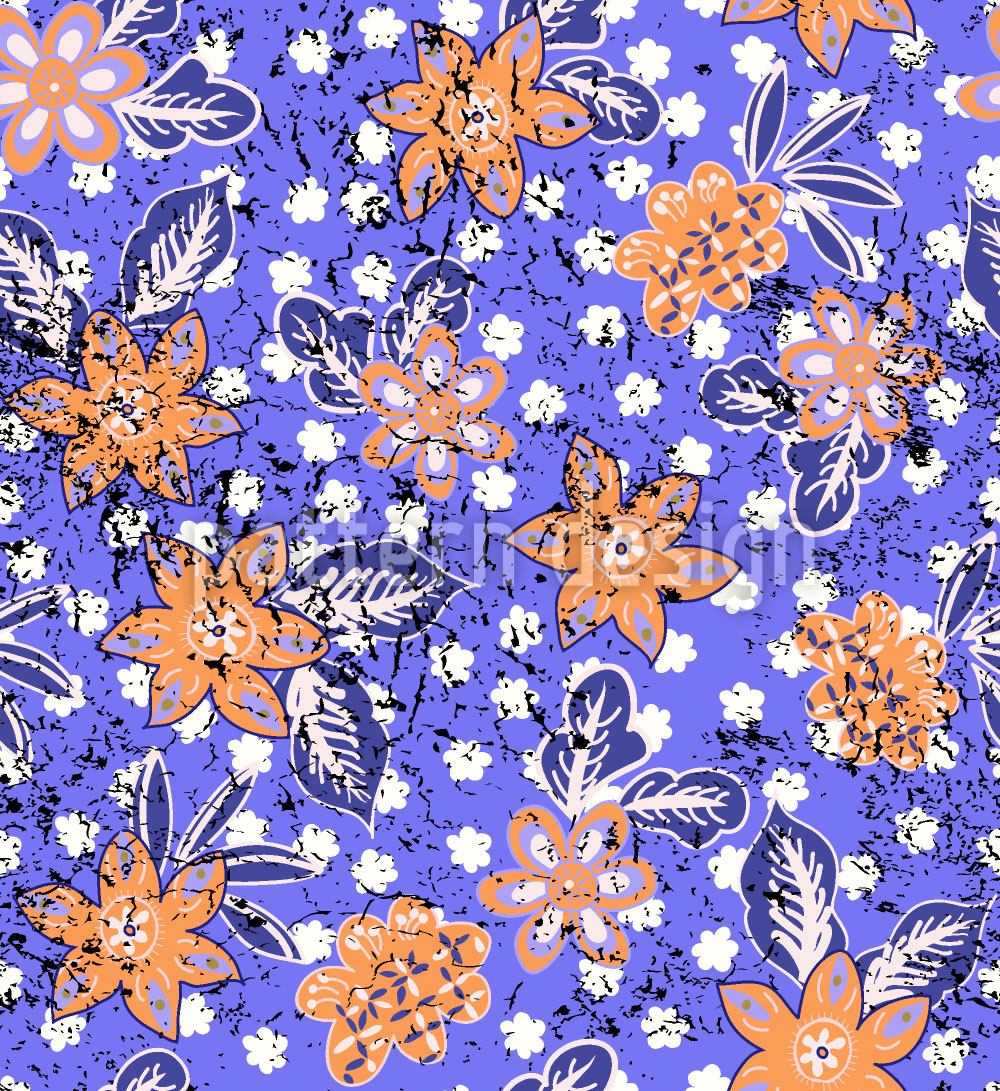 patterned-wallpaper-tropical-floral-print