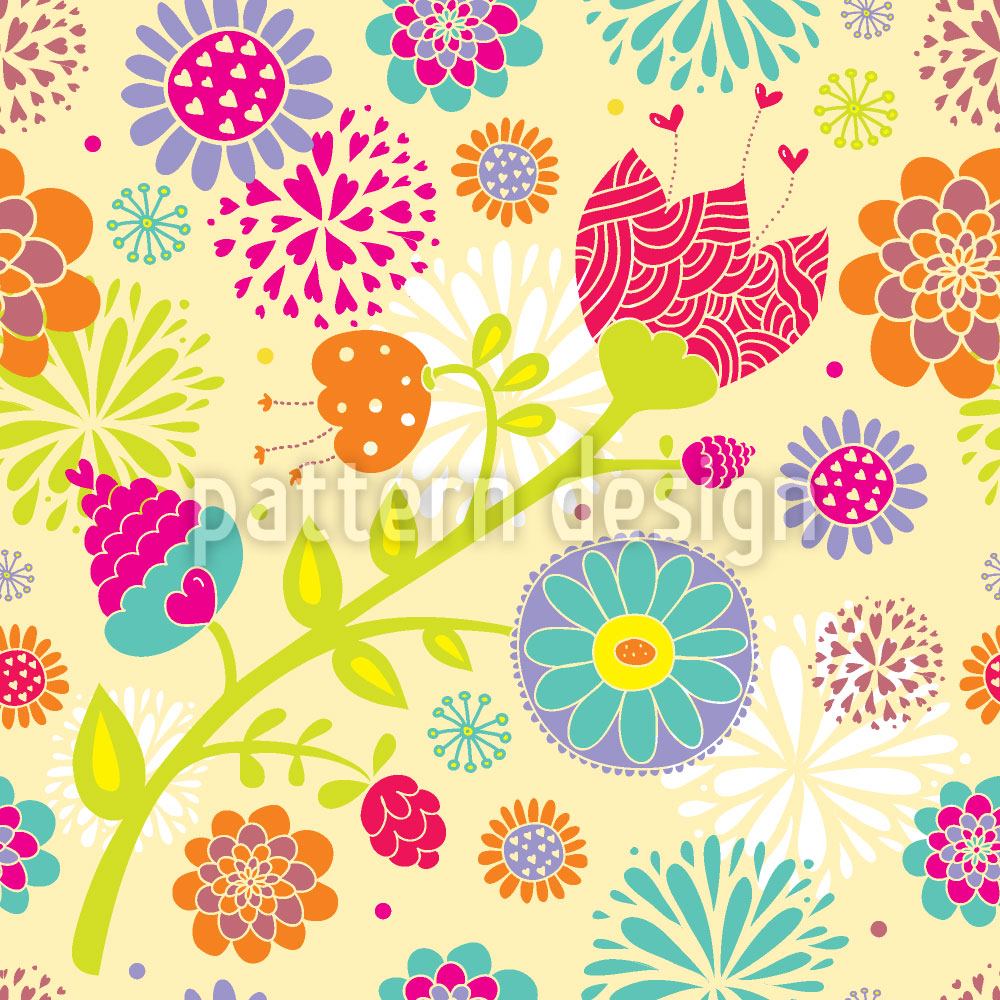 patterned-wallpaper-floral-summer-festival