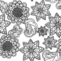 patterned-wallpaper-flowers-with-contours