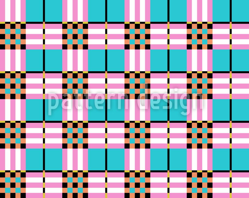 patterned-wallpaper-tartan-in-miami