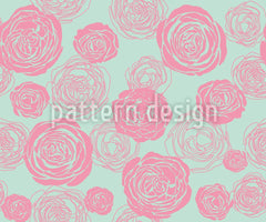 patterned-wallpaper-rose-blooms-red-mint