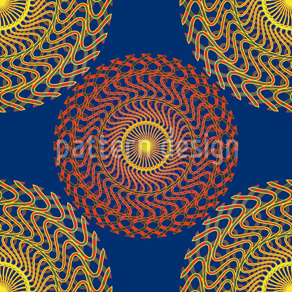 patterned-wallpaper-solar-circles-on-blue