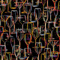 patterned-wallpaper-drinks