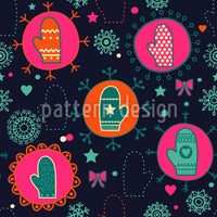 patterned-wallpaper-festive-mittens